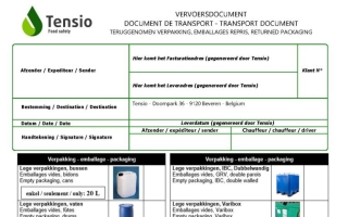 Form returned packaging